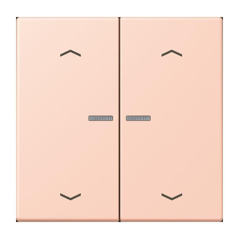 Jung - Bedienelement intelligent Taster mit Pfeilsymbolen BT LC 17102 P 234 locre rouge clair