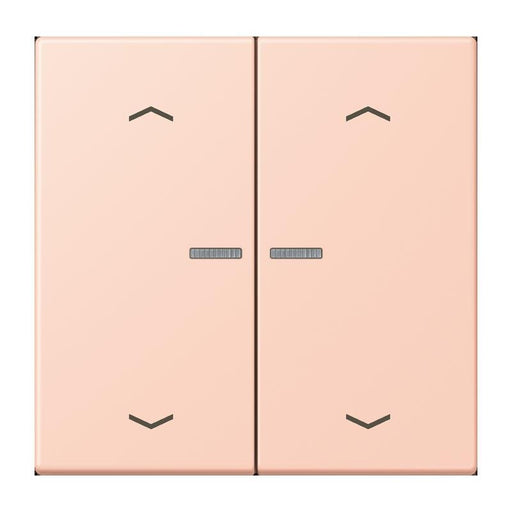 Jung - Bedienelement intelligent Taster mit Pfeilsymbolen BT LC 17102 P 234 locre rouge clair