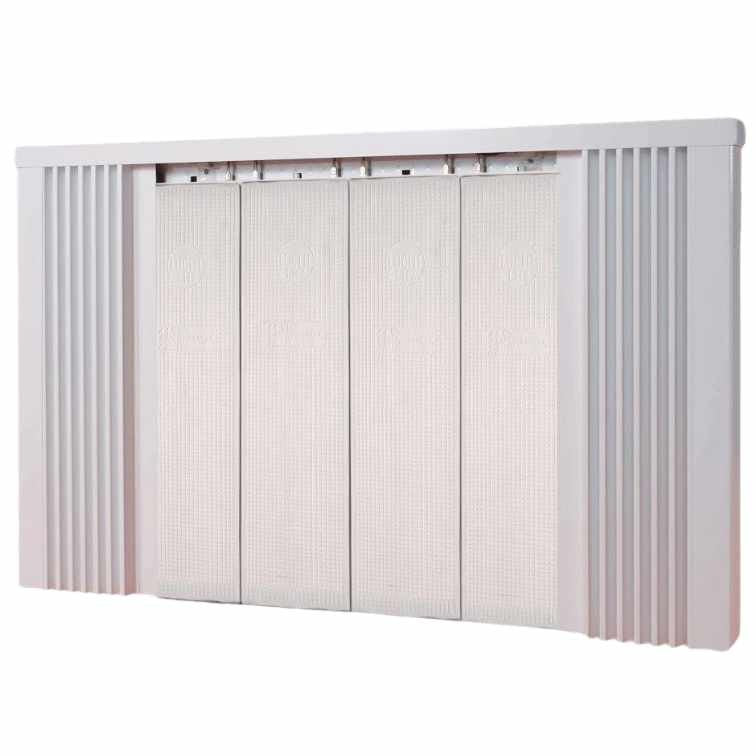 Vitramo - Elektroheizkörper (Radiator) Teilspeicherheizung VFS-1600N 1280x340x70, 1600W