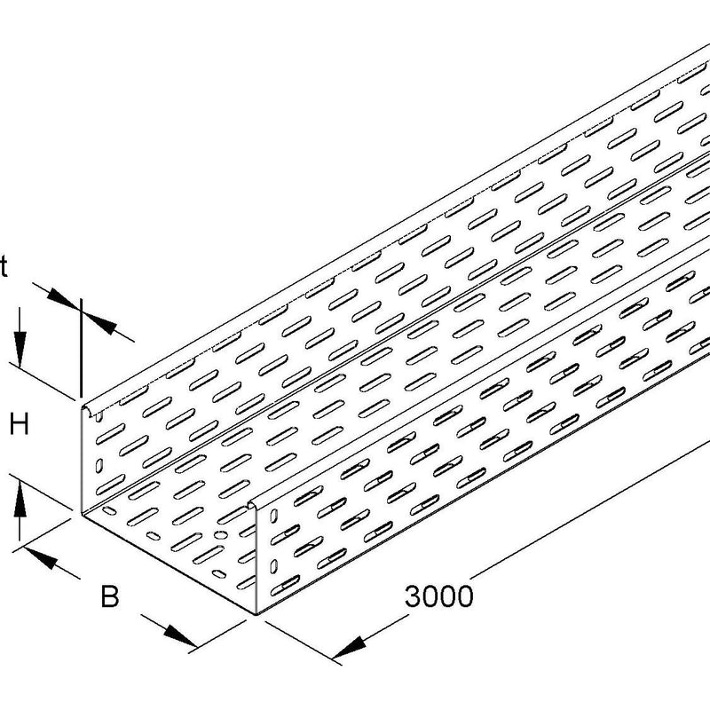 Niedax - Kabelrinne RL 110.200 E3 − 3 Meter