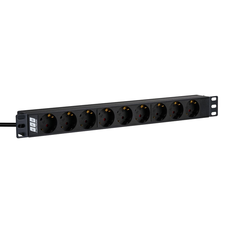 EFB-Elektronik - Mehrfachsteckdose 1HE Steckdosenleiste EK631DE.1 19Zoll 9x CEE 7/3