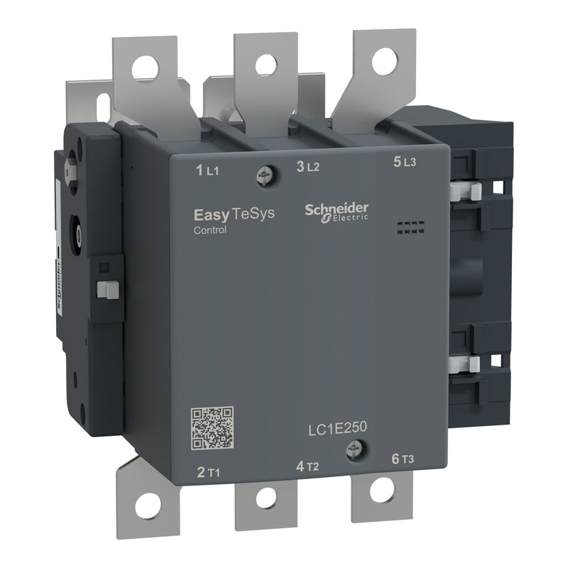 Schneider Electric - Leistungsschütz zum Schalten von Wechselstrom Leistungsschütz Easy TeSys LC1E250M5 3P 250A 220VAC 50Hz