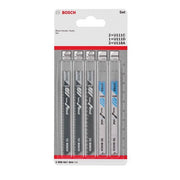 Bosch - Sägeblatt Sortiment 5-tlg. Stichsägeblatt-Set 2608667855 Wood and Metal