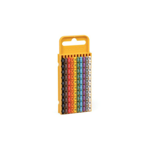 HellermannTyton - Kabelmarkierungssystem Kennzeichnungsclip WIC3-/-PA-YE-T1 gelb − 500 Stück