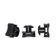 HellermannTyton - Befestigungssockel und -element für Kabelbinder Befestigungelement ACFM2W10 #151-02858 PT6-PA66/6HIRHS-BK − 500 Stück