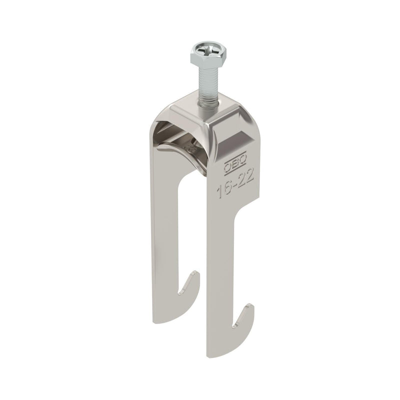 OBO Bettermann - Bügelschelle BS-W1-M-22 A2 16-22mm − 25 Stück