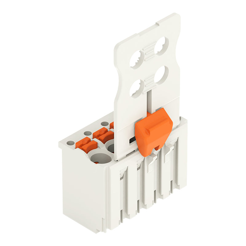 WAGO - Ein- und mehrpolige Klemmenleiste 1-Leiter-Federleiste 2091-1105/002-000 Push-inCAGECLAMP,lgr − 50 Stück