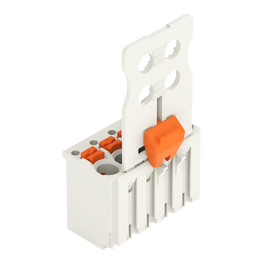 WAGO - Ein- und mehrpolige Klemmenleiste 1-Leiter-Federleiste 2091-1105/002-000 Push-inCAGECLAMP,lgr − 50 Stück