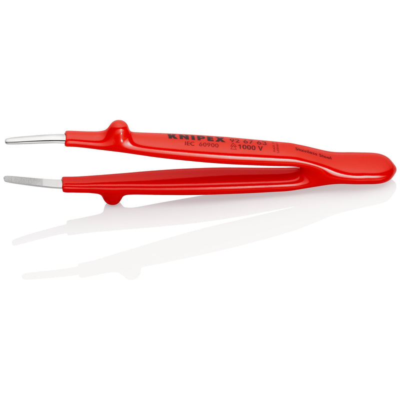 Knipex - Pinzette Präzisions-Pinzette 92 67 63 isoliert, 145mm