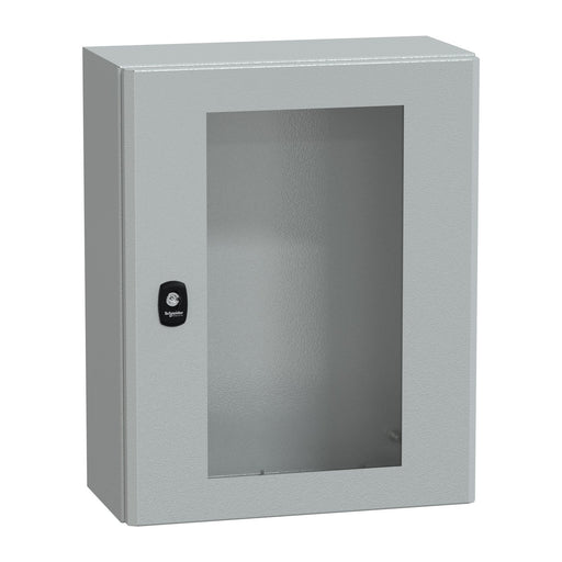 Schneider Electric - Gehäuse/Schaltschrank (leer) Wandschrank RAL 7035 NSYS3D5420T 500x400x200 Sichttür