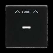 Busch-Jaeger - Abdeckung/Bedienelement für Installationsschalterprogramme Zentralscheibe sw mt 1792-885 für Cardschalter