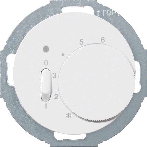 Berker - Raumthermostat Temperaturregler 20302079 pws/glänz