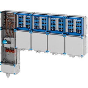 Hensel - Verteilerschrank für Energieversorgung Ladeverteiler Mi EV 11kW 24000 f.24 Ladep. a 11kW