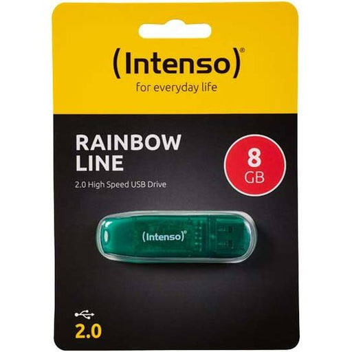 Intenso - Speichermedium digital USB 2.0 Stick 8GB 3502460 RainbowLine