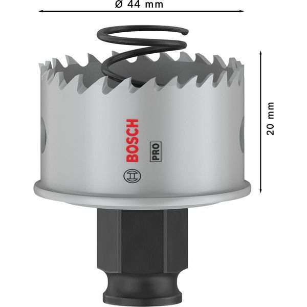 Bosch - Lochsäge PRO Sheet Metal PC Plus 2608594453 Lochsäge, 44 mm