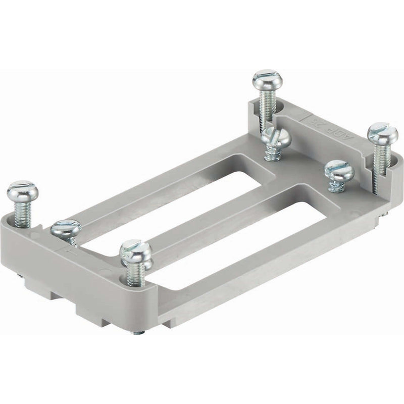 Harting - Adapterplatte für Industriesteckverbinder D-Sub Adapter 2x25-polig 09300009972 f.Gehäuse Han B, Ku − 2 Stück