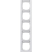 Gira - Abdeckrahmen 5f. rws 111529 senkrecht,bruchsi