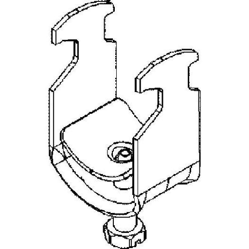 Rico - Bügelschelle Hammerfuß-Bügelschelle 16BS30-30 26-30mm − 1 Stück by Rico
