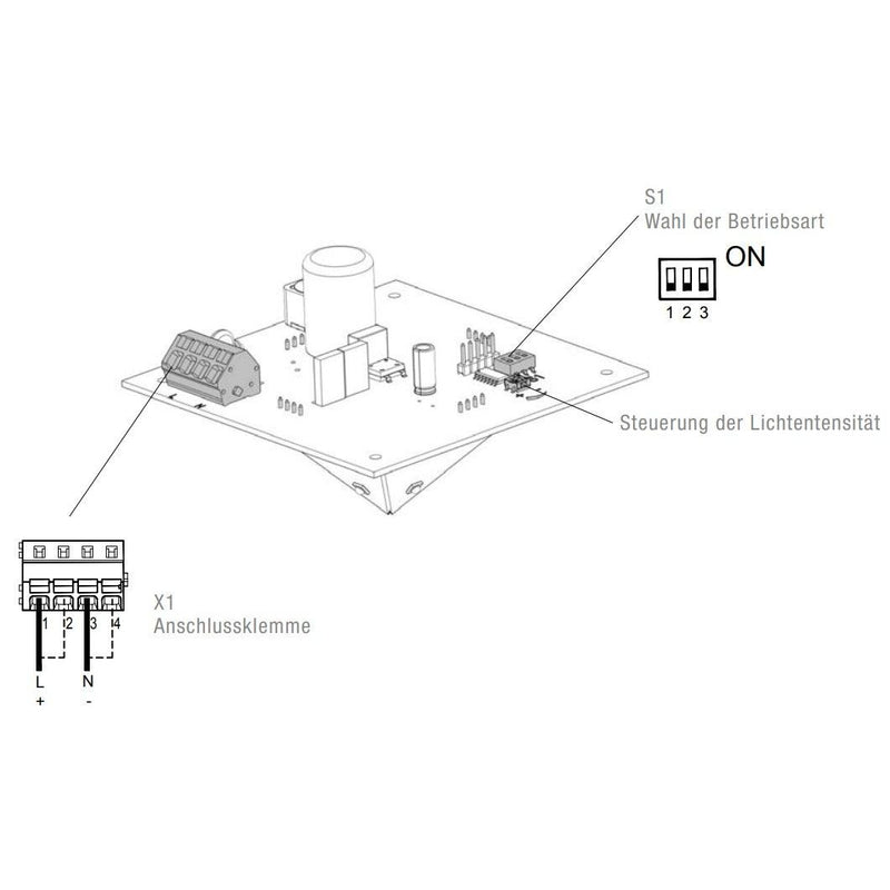 Pfannenberg - Explosionsgeschützte Blitzleuchte LED-Leuchte QUADRO #21108643009 3G/3D ATEX gelb