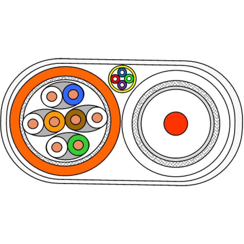 Draka Comteq (DNT) - Hybridkabel UCHOME Hybridkabel 60078133-Eca-T500 Coax10+UC900+4SMBBSX
