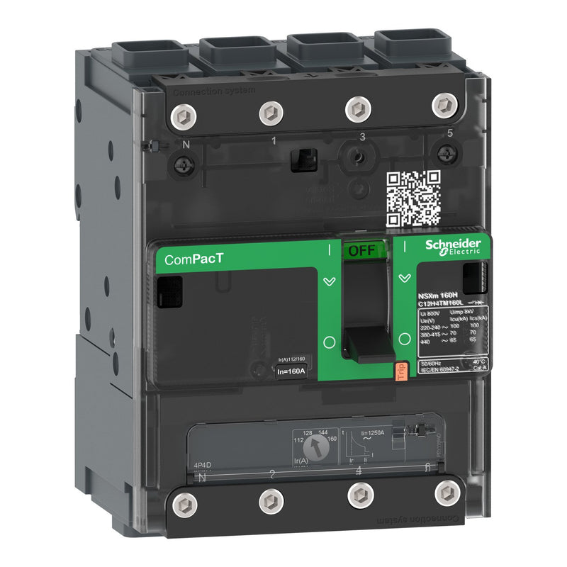 Schneider Electric - Leistungsschalter für Trafo-, Generator- und Anlagenschutz Kompaktleistungsschalter C11F6TM063L ComPacT NSXm 63A TM6