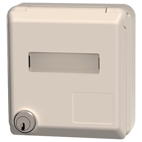 Mennekes - CEE-Steckdose (IEC 60309) SCHUKO-Anbaudose Cepex 4977G 16A2P+E 230V, IP44