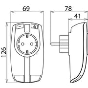 DEHN - Überspannungsschutzgerät für Energie- u. Informationstechnik ÜS-Adapter DEHNprotector DPRO 230 LAN100 DRRO 230 LAN 100