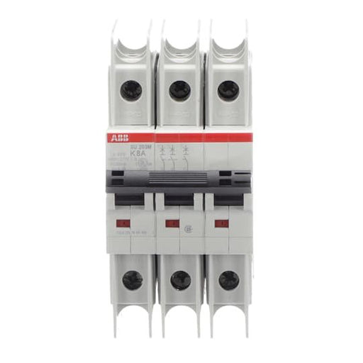 ABB Stotz S&J - Leitungsschutzschalter Sicherungsautomat SU203M-K8 10kA,K 8A,3P UL489