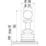 Schmersal - Installationsschalter KREUZSCHALTER WKSC521