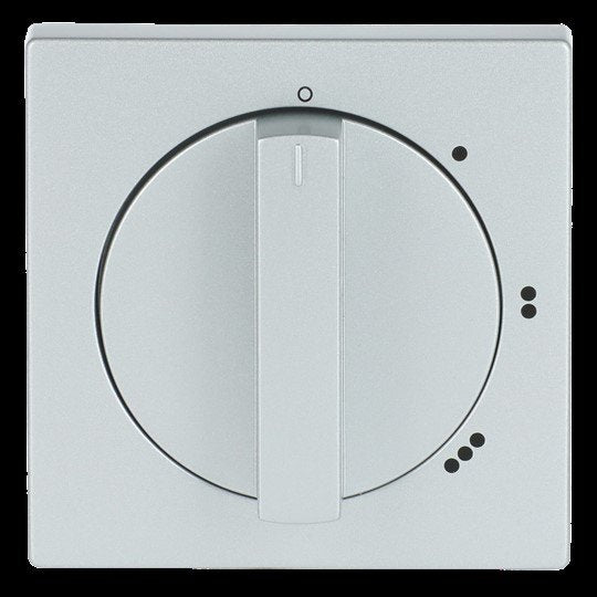 Busch-Jaeger - Abdeckung/Bedienelement für Installationsschalterprogramme Zentralscheibe alusi 2542 DR/01-83 f.3Stufen-Drehschalt