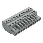 WAGO - Kabelsteckverbinder für Leiterplattensteckverbinder 1-Leiter-Federleiste 231-111/102-000 CAGECLAMP,2,5 mm²,gr − 25 Stück