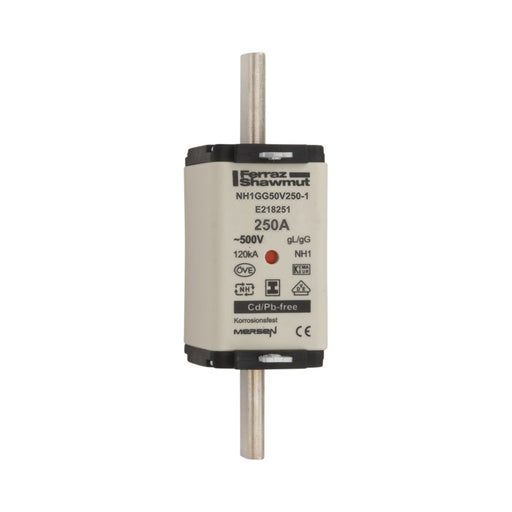 Mersen - Messersicherung NH-Sicherungseinsatz SG NH1GG50V250-1 Gr.1 gG 250A/500V KM