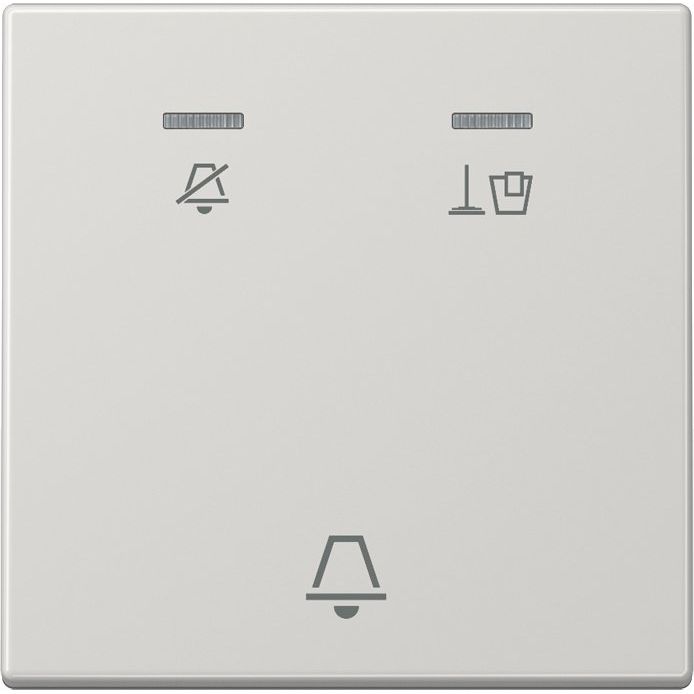 Jung - Abdeckung/Bedienelement für Installationsschalterprogramme Hotelwippe Außenstelle LS CU KO5 M LG Nicht stören+Klingel