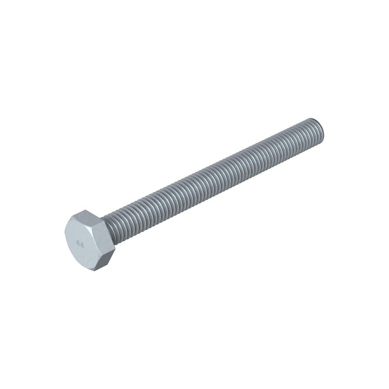 OBO Bettermann - Maschinenschraube/Bolzen Sechskantschraube SKS M8x80 ZL − 100 Stück
