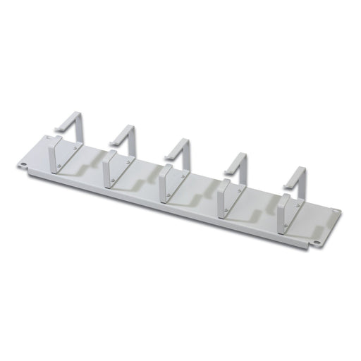 DIGITUS - Komponente für Verdrahtung, Kabeleinführung und -fixierung (Gehäuse/Schaltschr.) 19" Abdeckung DN-19 ORG-2U m.5x Kabelb.,80x40