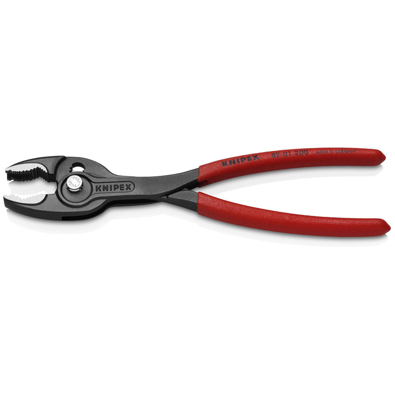 Knipex - Wasserpumpenzange Frontgreifzange 82 01 200 schwarz atramentiert