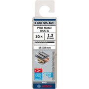 Bosch - Bohrer PRO Metal HSS-G 2608585469 Spiralbohrer 1,3 x