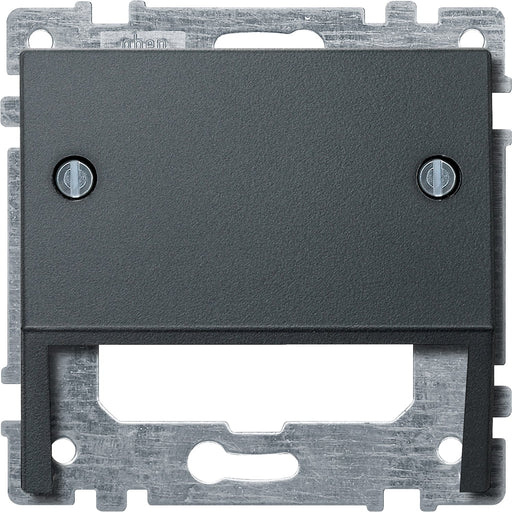 Merten - Einsatz/Abdeckung für Kommunikationstechnik Schrägauslass anth 464614 für Datenanschluss