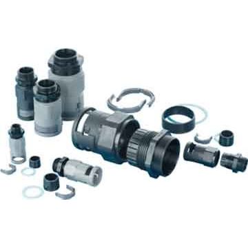ABB Stotz-Kontakt - Kunststoff-Schutzschlauch-Verschraubung Verschraubung BVNZ-M253S − 30 Stück