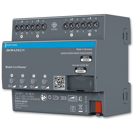 Busch-Jaeger - Bussystem-Dimmaktor Dimmaktor 4-fach DA/M.4.210.2.11 REG