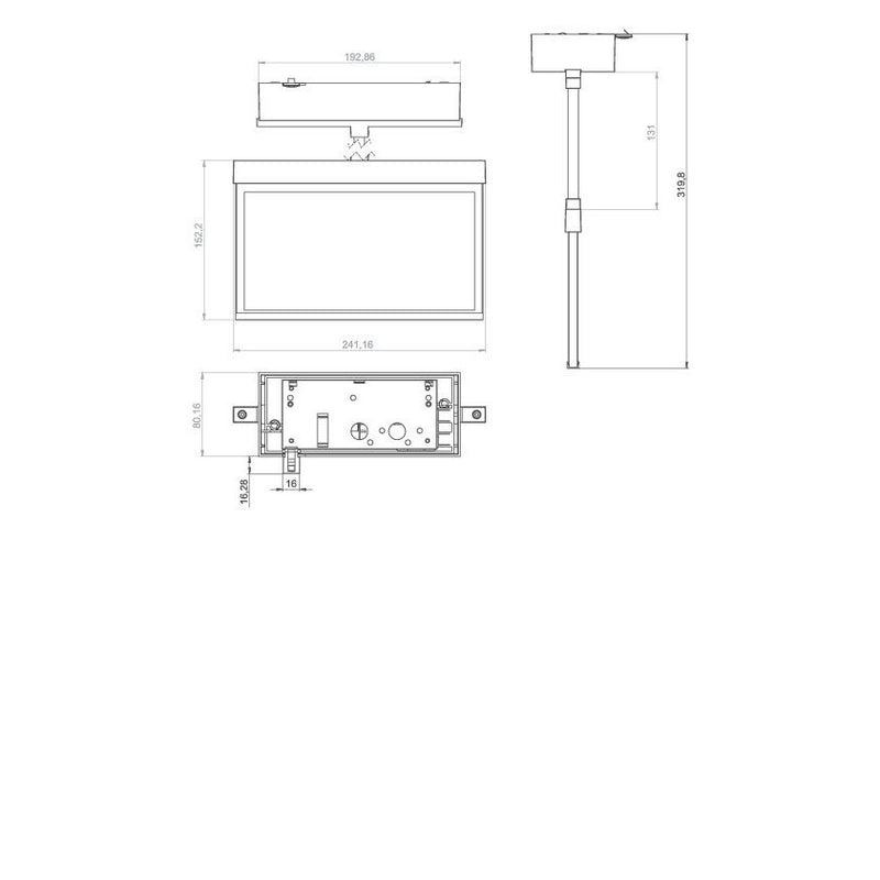 RP-Technik - Sicherheitsleuchte Rettungszeichenleuchte AMDP009ML ZB, ML, Piktoset