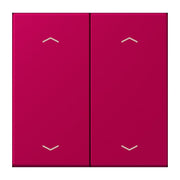 Jung - Abdeckung/Bedienelement für Installationsschalterprogramme Wippe mit Pfeilsymbolen LC 102 P 230 rouge rubia