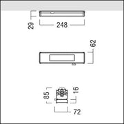 Zumtobel - Lichtregelsystemkomponente basicDIM Baustein BC TEC-GP SR IP54 Tecton