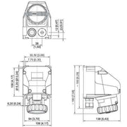 Stahl - Explosionsgeschützte CEE-Steckdose (IEC 60309) Kleinsteckdose 8573/13-212 16A 40-50V, 50/60Hz