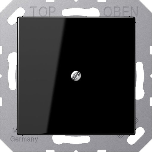 Jung - Einsatz/Abdeckung für Kommunikationstechnik Leitungsauslassdose A 590 BFA SW schwarz