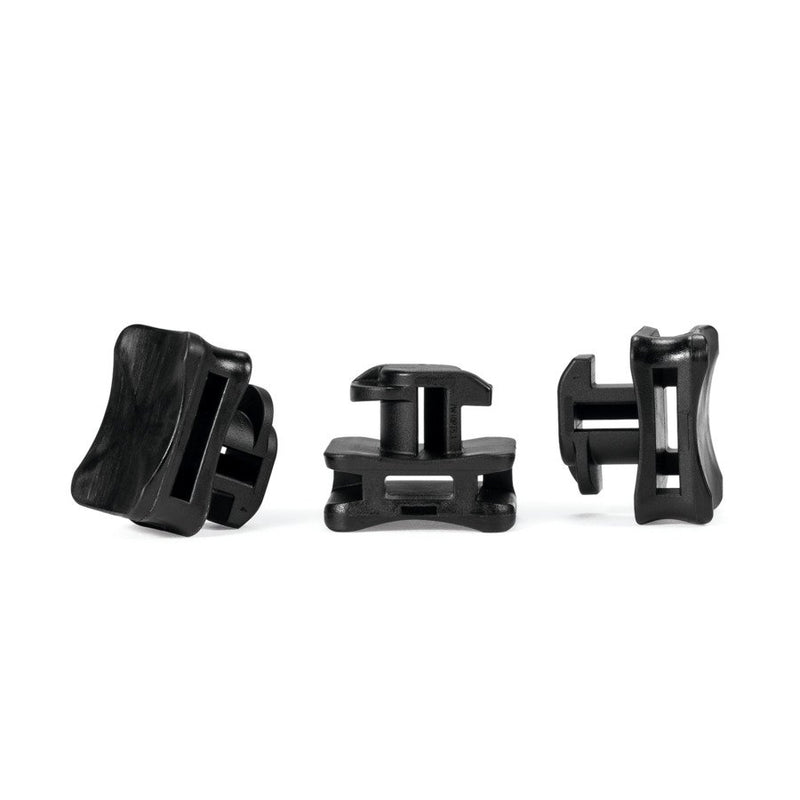 HellermannTyton - Befestigungssockel und -element für Kabelbinder Befestigungselement ACFM7W10 #151-03246 für Alu-Profile − 25 Stück