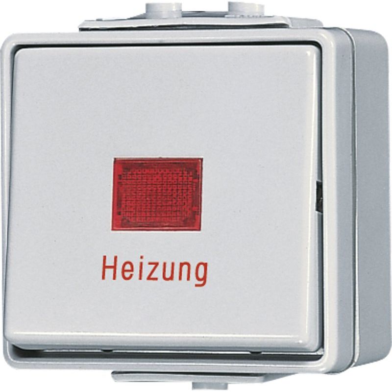 Jung - Installationsschalter Heizung Notschalter 606 HW Univ.Aus-Wechsel