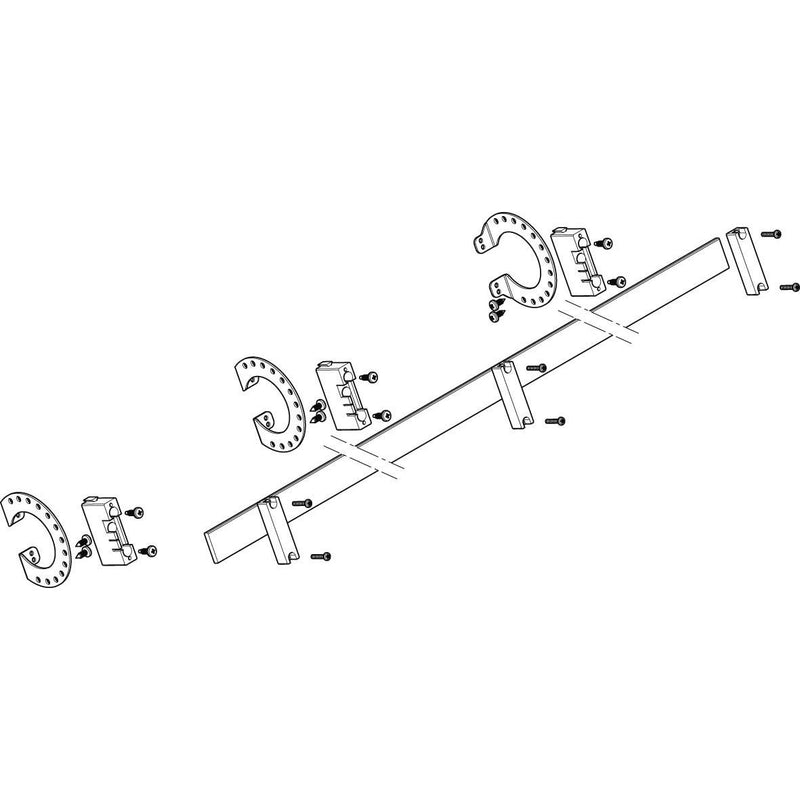 ABN - Verteilerfeld für Installationsverteiler Sammelschienen-Modul MXSC41341 4FB/1RE