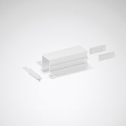Trilux - Mechanisches Zubehör/Ersatzteile für Leuchten Einputzset Rail Einsp- #8897700 weiß