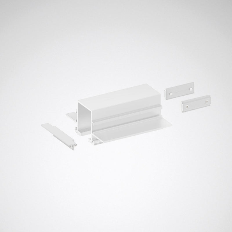 Trilux - Mechanisches Zubehör/Ersatzteile für Leuchten Einputzset Rail Einsp- #8897700 weiß